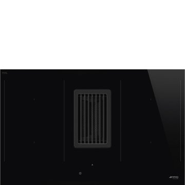 Smeg Universal Universale Piano di cottura HOBD482D Nero