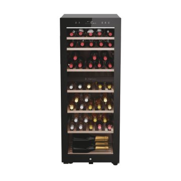 Haier Wine Bank 50 Serie 7 HWS77GDAU1 Cantinetta vino con compressore Libera installazione Nero 77 bottiglia/bottiglie