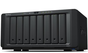 Synology DiskStation DS1821+ server NAS e di archiviazione Tower Ryzen Embedded V1500B 4 GB DDR4 0 TB DiskStation Manager Nero