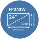 Kensington Schermo per la privacy FP240W per monitor widescreen 24” (16:10) 4