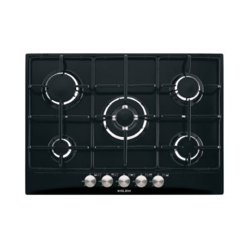 Glem Gas GT755BK Nero Da incasso 70 cm 5 Fornello(i)