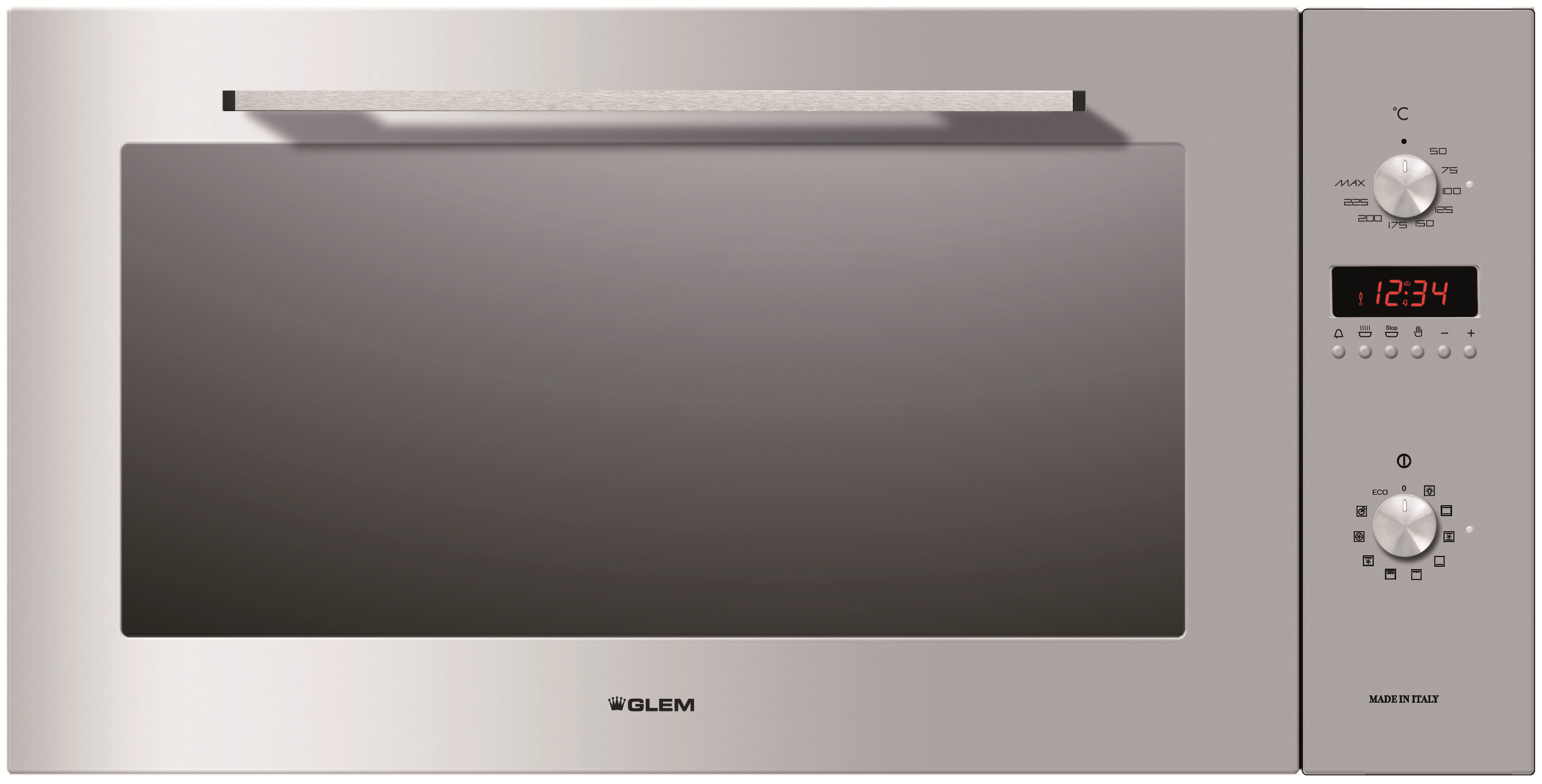 GFE993IX - Glem Gas GFE993IX forno 89 L 2700 W A Acciaio inossidabile - Forni  da incasso - Negozi Elettronica Roma - Radionovelli