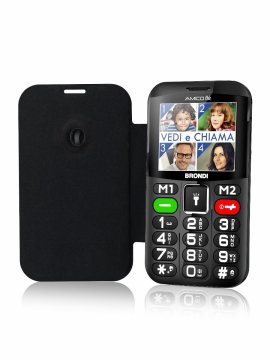 Brondi Amico Chic 6,1 cm (2.4") Nero Telefono cellulare basico