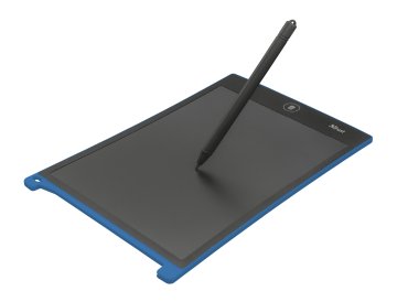 Trust WIZZ DIGITAL WRITING PAD PERP 21,6 cm (8.5") Nero, Blu