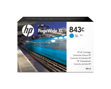 HP Cartuccia inchiostro ciano 843C PageWide XL da 400 ml