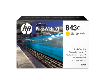 HP Cartuccia inchiostro giallo 843C PageWide XL da 400 ml