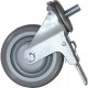 Chief Heavy Duty Casters Argento Metallo 2