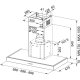 Franke Format 70 FDF 9557 Cappa aspirante a parete Acciaio inox 435 m³/h 3
