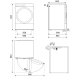 Smeg DT172IT asciugatrice Libera installazione Caricamento frontale 7 kg A++ Bianco 3