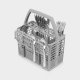 Smeg LSP223XIN lavastoviglie A scomparsa totale 13 coperti E 8