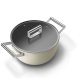 Smeg 50's Style Cookware CKFC2411CRM Panna 3
