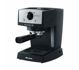 Ariete 1366 Picasso Cialdissima - Macchina da caffè espresso - compatibile con caffè in polvere e cialde ESE - 15 bar - 850 Watt - Nero