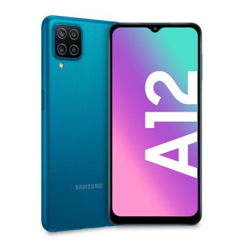 Samsung Galaxy A12 SM-A125FZBKEUE smartphone 16,5 cm (6.5") Doppia SIM Android 10.0 4G USB tipo-C 4 GB 128 GB 5000 mAh Blu