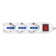 Vultech Multipresa bipasso 9 posti con tasto ON/OFF 16A 2