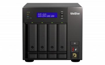 QNAP QVP-41A server NAS e di archiviazione Tower Intel® Pentium® G5400T 8 GB DDR4 0 TB QVR Pro OS (QVP) Nero