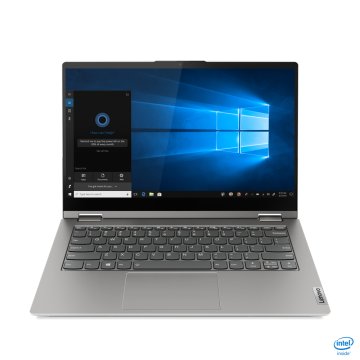 Lenovo ThinkBook 14s Yoga Intel® Core™ i5 i5-1135G7 Ibrido (2 in 1) 35,6 cm (14") Touch screen Full HD 8 GB DDR4-SDRAM 256 GB SSD Wi-Fi 6 (802.11ax) Windows 10 Pro Italiano Grigio