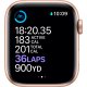 Apple Watch Serie 6 GPS, 44mm in alluminio oro con cinturino Sport Rosa sabbia 5