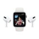Apple Watch Serie 6 GPS, 44mm in alluminio oro con cinturino Sport Rosa sabbia 9