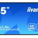 iiyama LH5542UHS-B1 visualizzatore di messaggi Pannello piatto per segnaletica digitale 138,7 cm (54.6