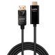 Lindy 40915 cavo e adattatore video 1 m HDMI tipo A (Standard) DisplayPort Nero 3