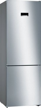 Bosch Serie 4 KGN49XIEA frigorifero con congelatore Libera installazione 438 L E Acciaio inox