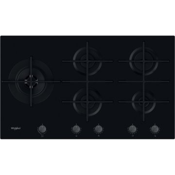 Whirlpool GOWL 958/NB Nero Da incasso 86 cm Gas 5 Fornello(i)