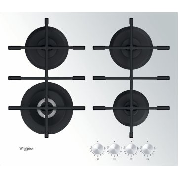 Whirlpool GOWL 628/WH Bianco Da incasso 60 cm Gas 4 Fornello(i)
