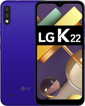LG K22 15,8 cm (6.2") Doppia SIM Android 10.0 4G Mini-USB B 2 GB 32 GB 3000 mAh Blu
