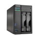 Asustor AS6302T NAS Tower Intel® Celeron® J3355 2 GB DDR3L 0 TB ADM Nero 6