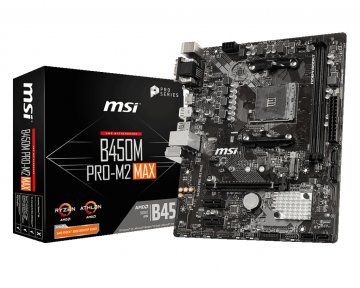MSI B450M PRO-M2 MAX scheda madre AMD B450 Socket AM4 micro ATX
