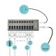i-tec U3CHARGEHUB10 Caricabatterie per dispositivi mobili Universale Grigio AC Ricarica rapida Interno 3