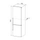 Smeg CF33SF frigorifero con congelatore Libera installazione 295 L F Argento 3