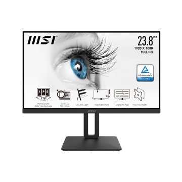 MSI Pro MP242P Monitor PC 60,5 cm (23.8") 1920 x 1080 Pixel Full HD LED Nero