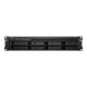 Synology RackStation RS1221+ server NAS e di archiviazione Armadio (2U) Ryzen Embedded V1500B 4 GB DDR4 0 TB DiskStation Manager Nero 2