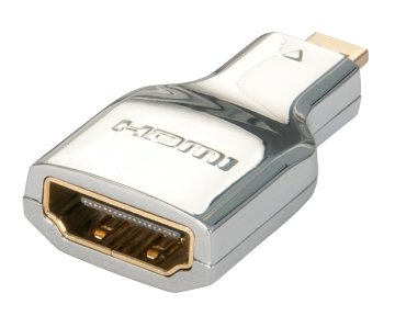 Lindy 41510 adattatore per inversione del genere dei cavi Micro HDMI HDMI Argento