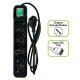 Tecnoware FMP5IECIG prolunghe e multiple 1,5 m 5 presa(e) AC Interno Nero 3