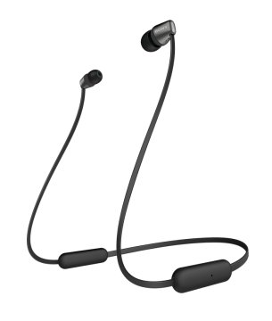 Sony WI-C310 Auricolare Wireless In-ear, Passanuca Musica e Chiamate Bluetooth Nero