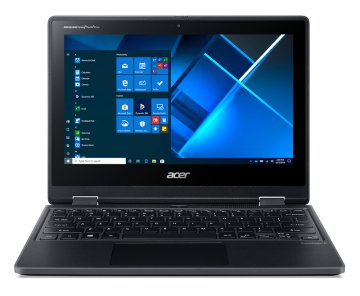 Acer TravelMate Spin B3 TMB311RN-31-C9CH Intel® Celeron® N N4120 Ibrido (2 in 1) 29,5 cm (11.6") Touch screen Full HD 4 GB DDR4-SDRAM 128 GB SSD Wi-Fi 5 (802.11ac) Windows 10 Pro Education Nero