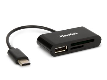 Hamlet XZR100UC lettore di schede USB 2.0 Type-C Nero