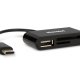 Hamlet XZR100UC lettore di schede USB 2.0 Type-C Nero 3