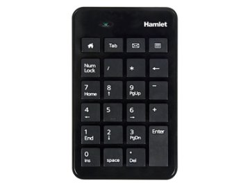 Hamlet Numeric Keypad tastierino numerico usb 2.0 nero