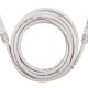 Hamlet Cavo di rete Ethernet Plug&Play categoria 5E UTP 3 metri con connettori RJ45 maschio-maschio 3