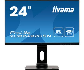 iiyama ProLite XUB2492HSN-B1 Monitor PC 60,5 cm (23.8") 1920 x 1080 Pixel Full HD LED Nero