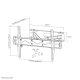 Neomounts LED-W560 Supporto TV a parete 32-75