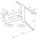 ITB OM06167 Supporto TV a parete 139,7 cm (55