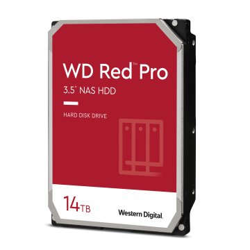 Western Digital Red Pro disco rigido interno 14 TB 7200 Giri/min 512 MB 3.5" Serial ATA III