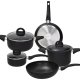 Tognana Porcellane Rock in black set di pentole 8 pz 2