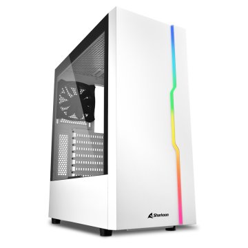 Sharkoon RGB Slider Midi Tower Bianco