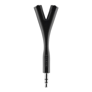 Belkin AV10093BT adattatore per inversione del genere dei cavi 2x3.5mm 1x3.5mm Nero