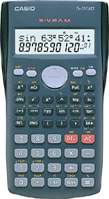 Casio FX-350MS calcolatrice Tasca Calcolatrice scientifica Blu